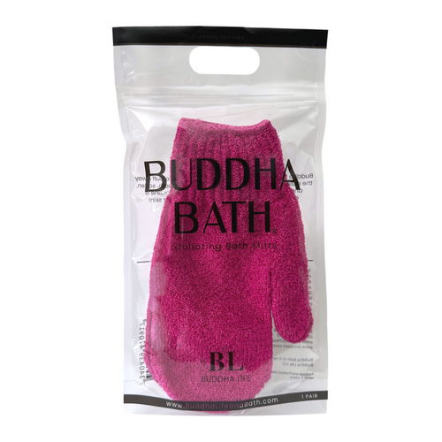 Buddha Bath Mitt  Fushia