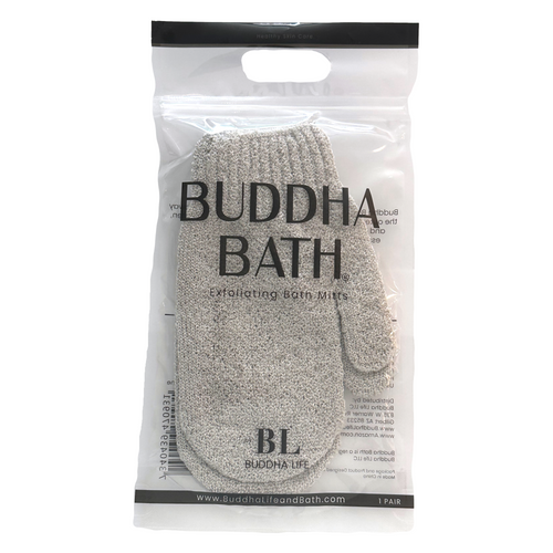 Buddha Bath Mitt  Bone