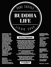 Buddha Life Extra Strength Tea Tree & Peppermint Castile Soap